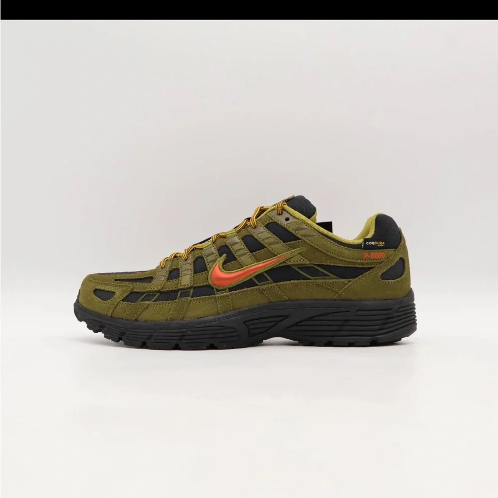 IH0946-300 Nike P-6000 Premium Cordura Olive Flak Black Quantum Moss new - Picture 2 of 6